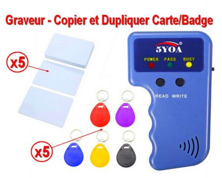 Graveur - Copieur et Dublicateur de Badge et Carte