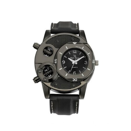 Montres de Sport V8 à Quartz Bracelet en cuir