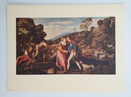 Jacob and Rachel - Peinture Giacomo D'Antonio de Nigretti