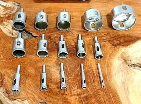Lot de 15 Trépans, Scie Cloche Diamantée