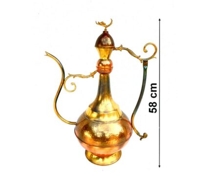 Aiguière Cruche en cuivre - Ht 58 cm