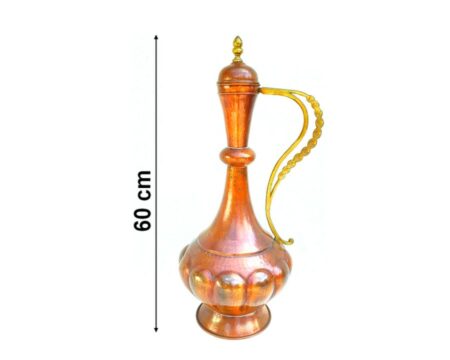 Aiguière Cruche en cuivre - Ht 60 cm
