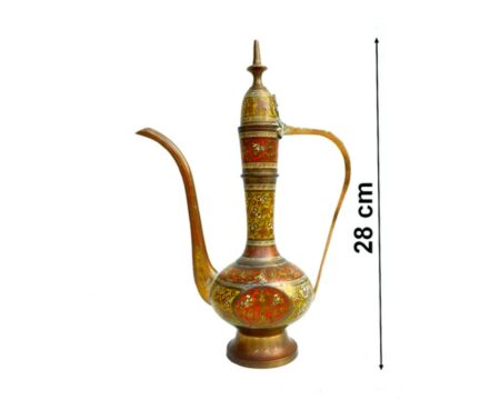 Aiguière théière indienne Orientale - Ht 28 cm