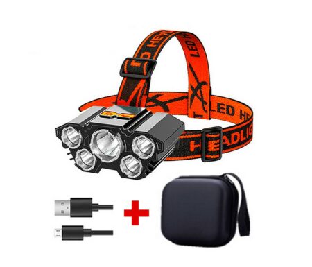 Lampe Frontale Rechargeable et Réglable