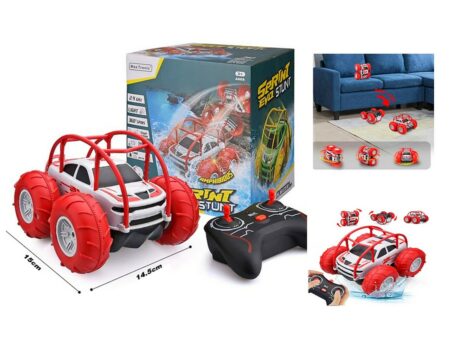 Voiture Télécommandée 4WD - Etanche à l'eau - Rapide - 360° Rotation avec LED Colorée