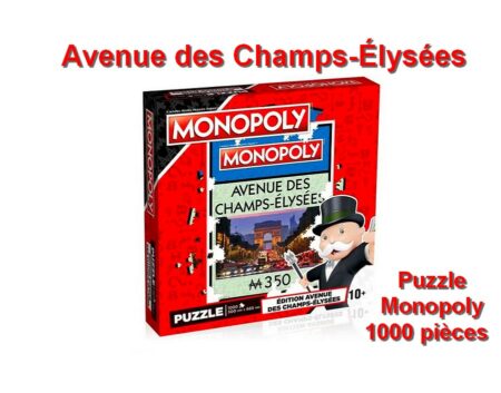Monopoly - ( Avenue des Champs-Élysées ) - Puzzle - 1000 pièces