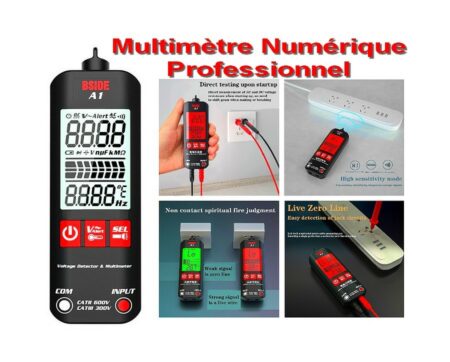 Multimètre numérique Professionnel - Full Options