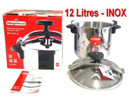 Autocuiseurs Rapide NEUF 12 Litres Inox dans son carton d'emballage - Convient à touts les Types de Feux