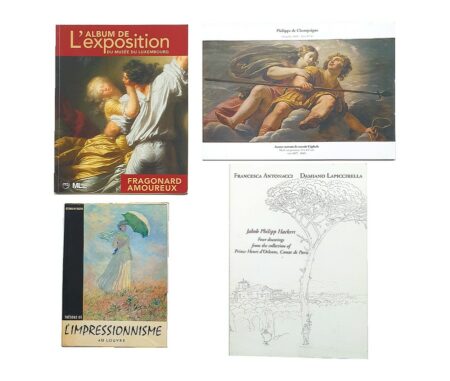 z - Réunion de 4 Articles - L'album de l'Exposition du musée du Luxembourg , Le Trésor de l'Impressionnisme et 2 dépliants sur l'Art