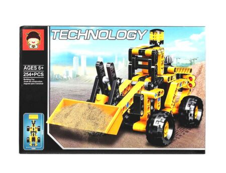 Type lego - Bulldozer - blocs de construction