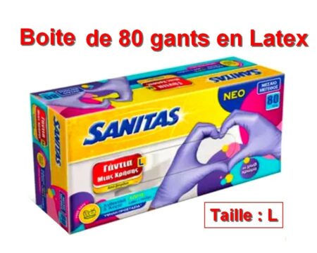 Boîte de 80 Gants en LATEX