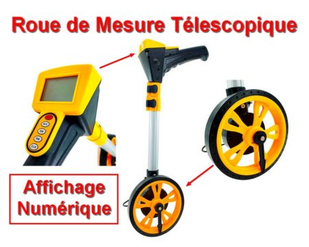 Roue de Mesure Télescopique avec Affichage Numérique