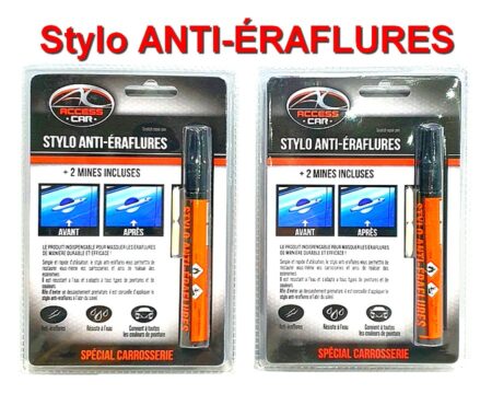 Lot de 2 Stylos Anti Eraflures spécial Carrosserie + 2 Mines Incluses