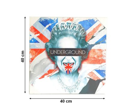 Tableau sur toile Thème Angleterre - 40 cm x 40 cm