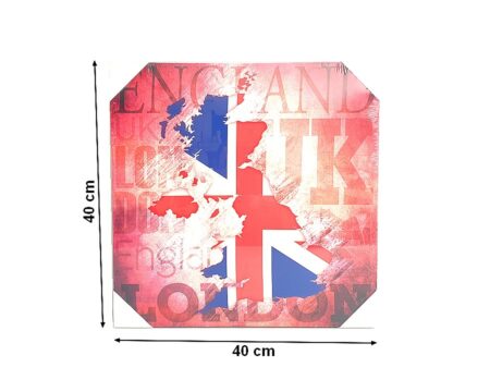 Tableau sur toile Thème Angleterre - 40 cm x 40 cm