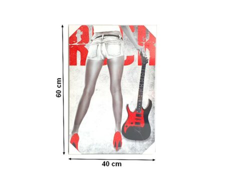 Tableau sur toile Thème ROCK - 60 cm x 40 cm