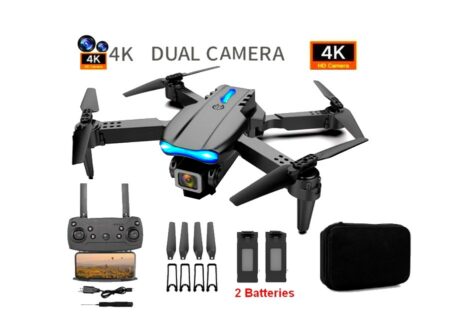 Drone Pro avec DOUBLE caméra 4K avec ESC HD , grand Angle