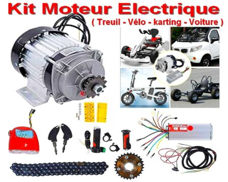 Kit MOTEUR Electrique avec de Nombreux ACCESSOIRES