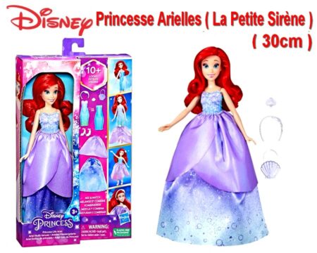 Disney - Princesse ARIELLES - La petite Sirène - 30 cm dans son coffret + Accessoires