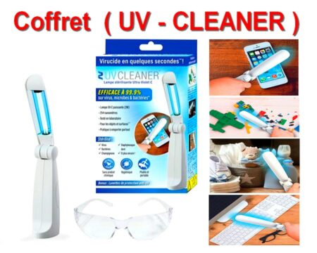 Coffret ( UV - CLEANER ) - Efficace sur les Virus , Microbes et Bactéries - Pour toutes la Maison et Autres