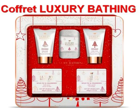 Coffret LUXURY BATHING - Gel Douche - Crème pour le corps - Caviar et sel de Bain