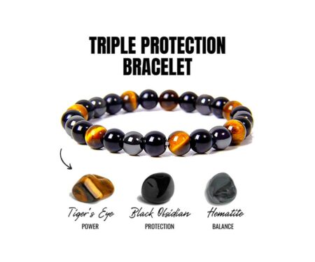 Bracelets Triple Protection Energie - Protection - équilibre le corps et l'esprit
