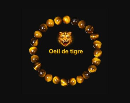 Bracelets en œil de tigre - Perles d'énergie naturelle, guérison, Reiki,