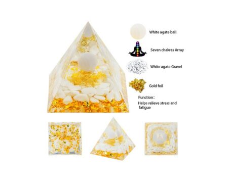 Pyramide de générateur d'énergie - Méditation - Reiki - Guérison -  Chakra