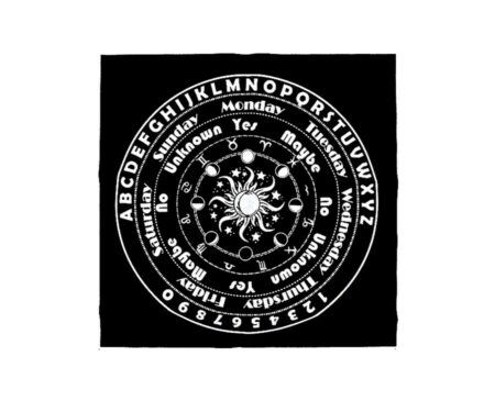 Nappe de Tarot, tapis de cartes de Divination, pendule, Tarot magique, Autel, nappe de Table - 30x30cm