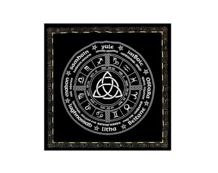 Nappe de Tarot, tapis de cartes Spécial Divination, Pendule, Tarot magique, Autel, nappe de Table - 30x30cm