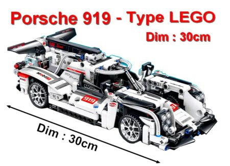 Type LEGO - Porsche 919 LE MANS - ( Article NEUF) - Grand Format - Dimension 30 cm - A construire