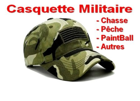 Casquette Militaire Armée Américaine - Chasse - Pêche - Paintball