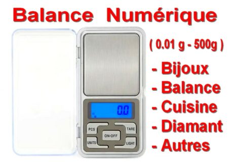 Balance Numérique ( 0.01g / 200g ) - Bijoux Diamant Cuisine et Autres