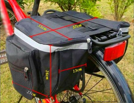 Sacoches Sacs de Vélo Arrière, Sac Porte Bagage Étanche Imperméable - Grande Capacité