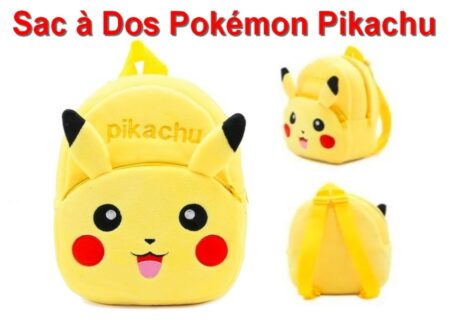 Sac à Dos Pokémon Pikachu - 2 Fermetures