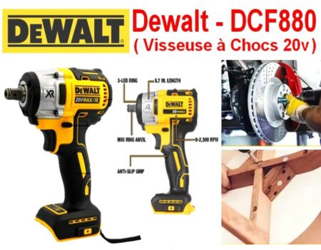 Electro - Visseuse à Chocs 20v - DeWALT - DCF880 - Visseuse à Chocs 20v