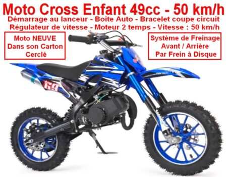 Moto Cross Enfant 49cc ( NEUVE dans son Carton Cerclé )