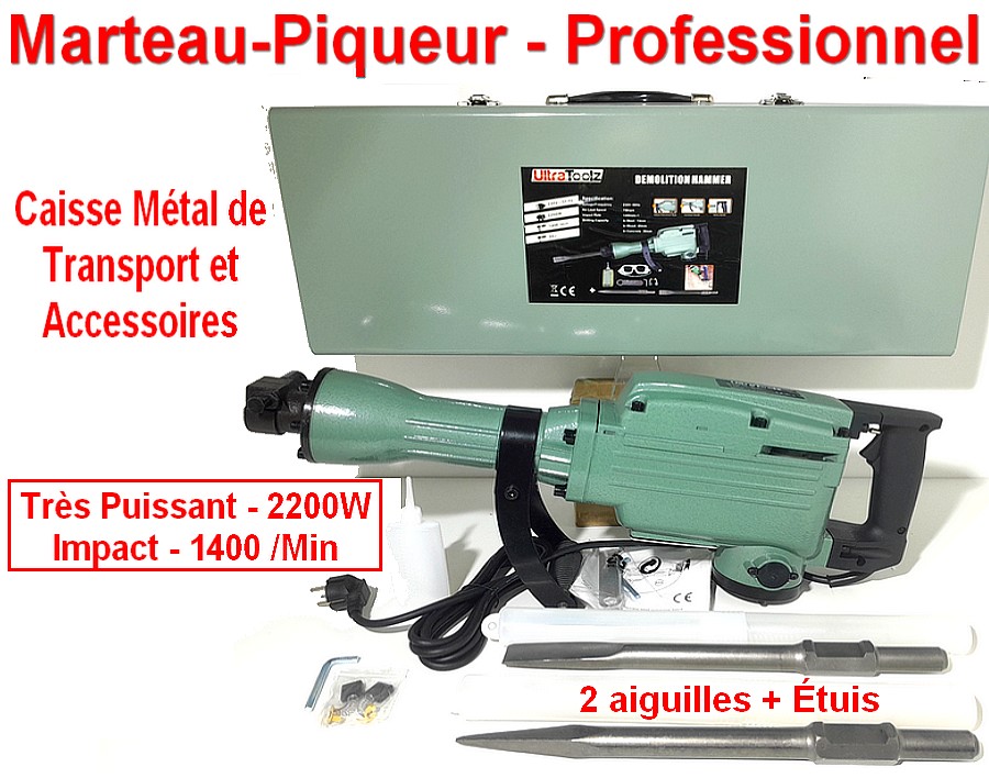 Marteau Piqueur Professionnel ( NEUVE dans son Carton Cerclé ) - Très PUISSANT - 2200W