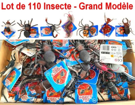 Lot de 110 Insectes ( NEUFS ) - Grand Modèle et Divers Insecte